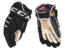 Load image into Gallery viewer, CCM Tacks 4R Pro2 Junior Hockey Gloves (Blk/Wht)