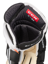 Load image into Gallery viewer, CCM Tacks 4R Pro2 Junior Hockey Gloves (Blk/Wht)