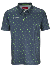 Load image into Gallery viewer, CCM Men's Sticks + Palm Trees Fitted Polo Shirt