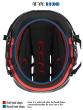 Load image into Gallery viewer, CCM TACKS 70 Senior Helmet Combo