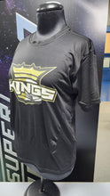 Load image into Gallery viewer, King&#39;s Black Performance Dry-Fit Crew T-Shirt
