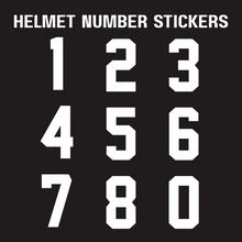 Load image into Gallery viewer, Helmet Number Stickers
