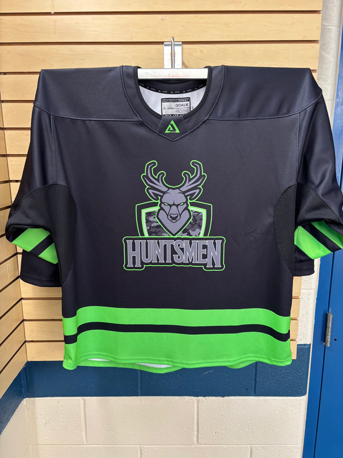 Huntsmen GAME WORN Black Goalie Jersey