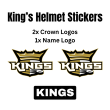Load image into Gallery viewer, Kings Helmet Stickers
