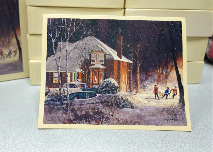 Hockey Holiday Cards