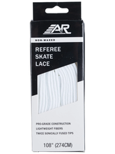Load image into Gallery viewer, A&amp;R Referee Skate Laces Non-Waxed
