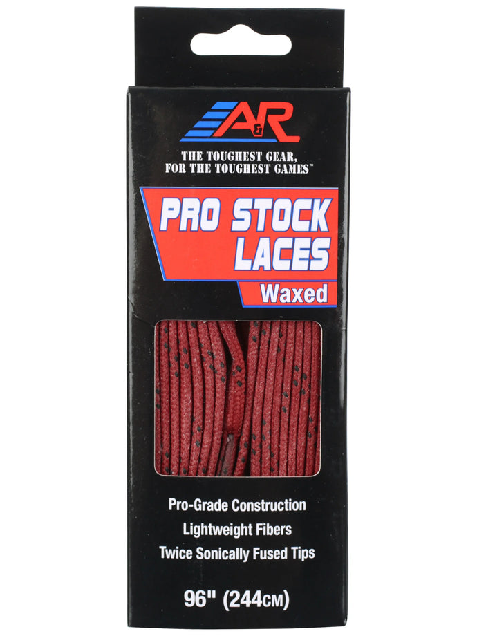 A&R Pro-Stock RED Hockey Skate Laces