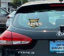 Exton Kings Car Window Sticker Decal
