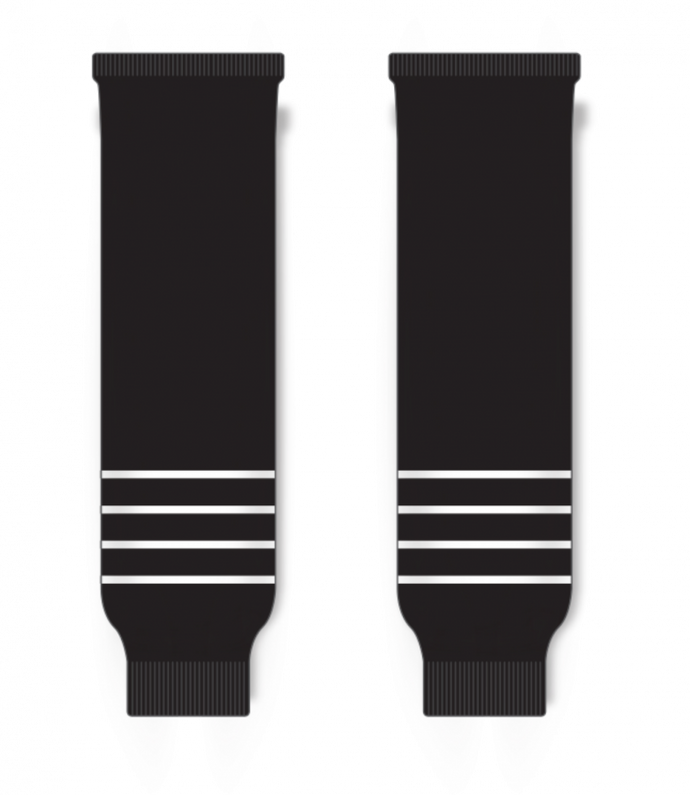 AK Black & White Knit Practice Socks